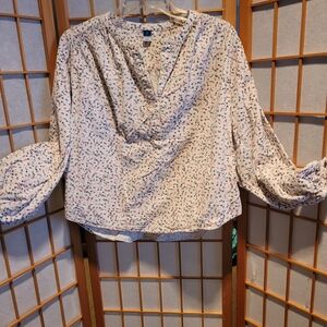 Old Navy Cream Floral Blouse
